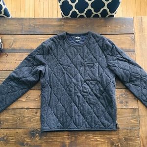 Todd Snyder Reversible Quilted Sweatshirt (L)